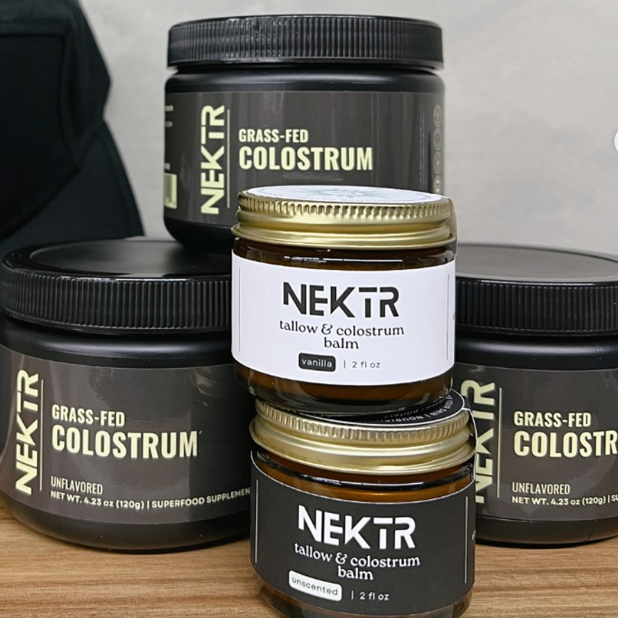 NEKTR COLOSTRUM  POWDER AND TALLOW BALM  thumbnail