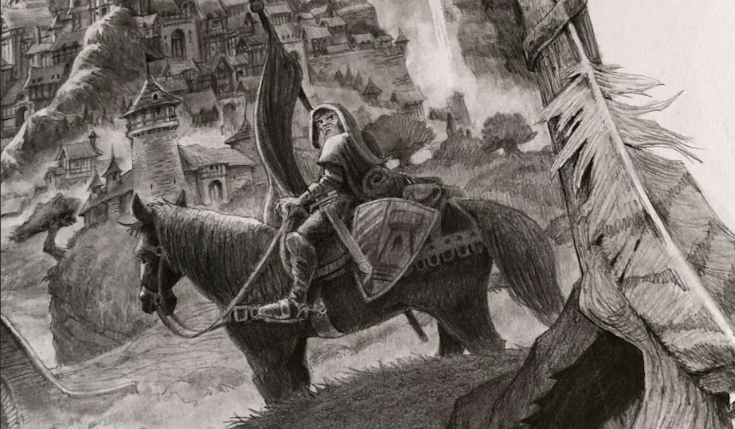 ORIGINAL drawing and limited prints of the "Hunter's pearls" thumbnail