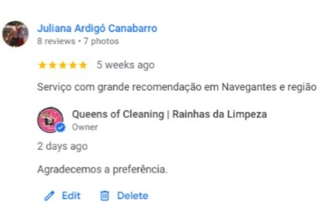 Serviço com grande recomendação em Navegantes e região. thumbnail