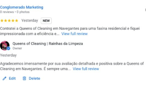 Contratei a Queens of Cleaning em Navegantes para uma faxina residencial e fiquei impressionada com a eficiência e cuidado. A equipe chegou no horário, trouxe todos os produtos e deixou minha casa impecável. Recomendo para quem busca limpeza de qualidade em Navegantes! thumbnail