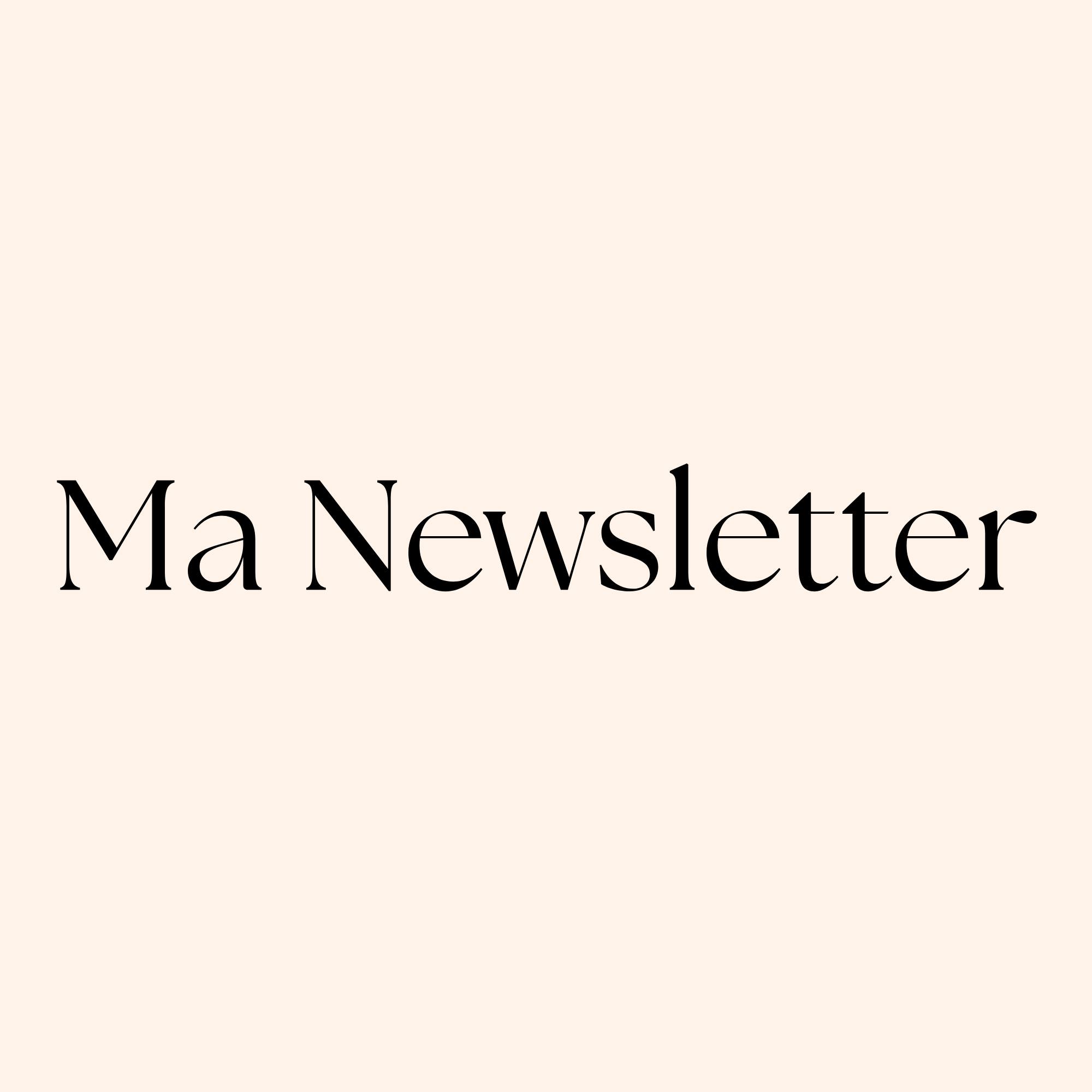 Rejoins ma Newsletter 💌 thumbnail