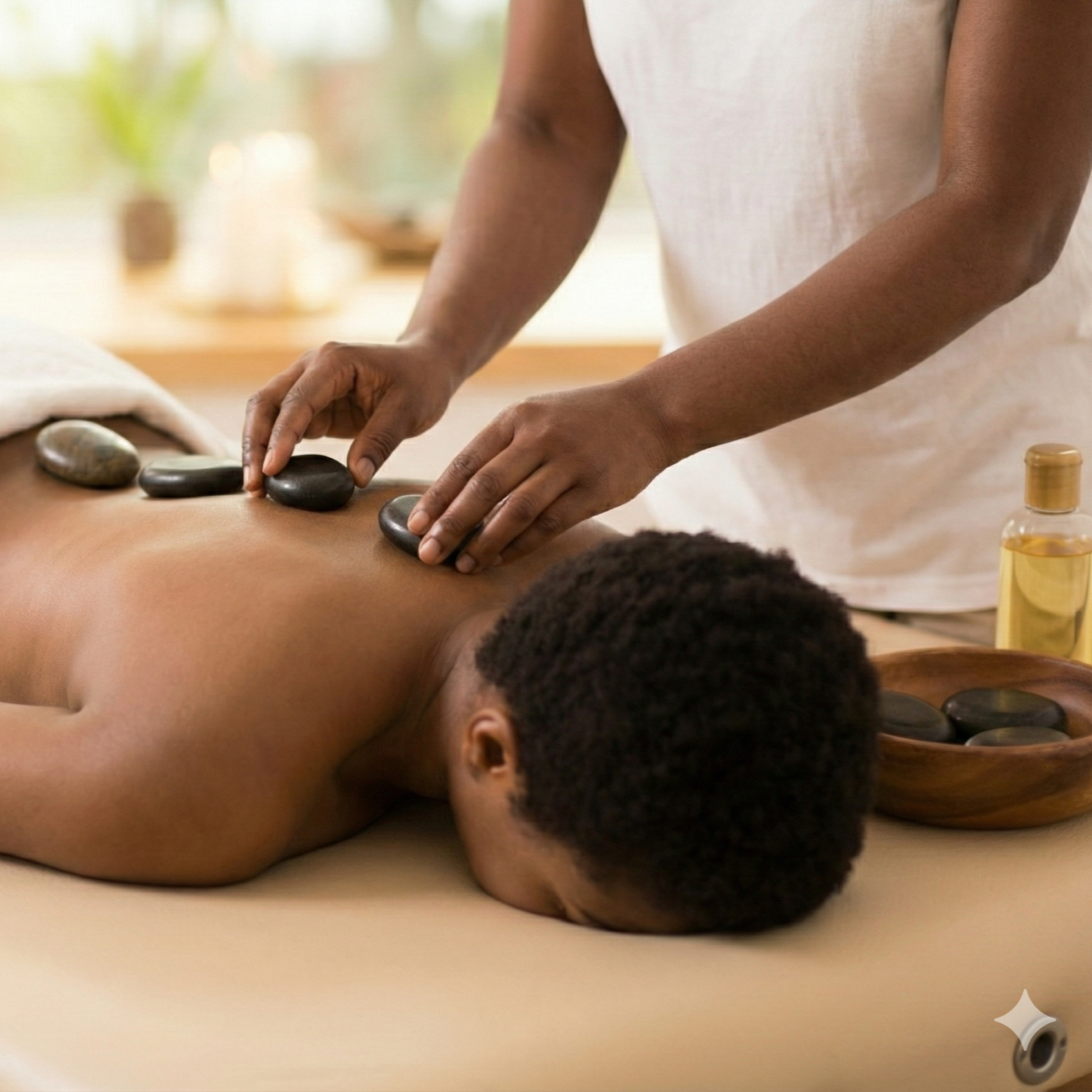 Massagem com pedras quentes - R$90,00 thumbnail