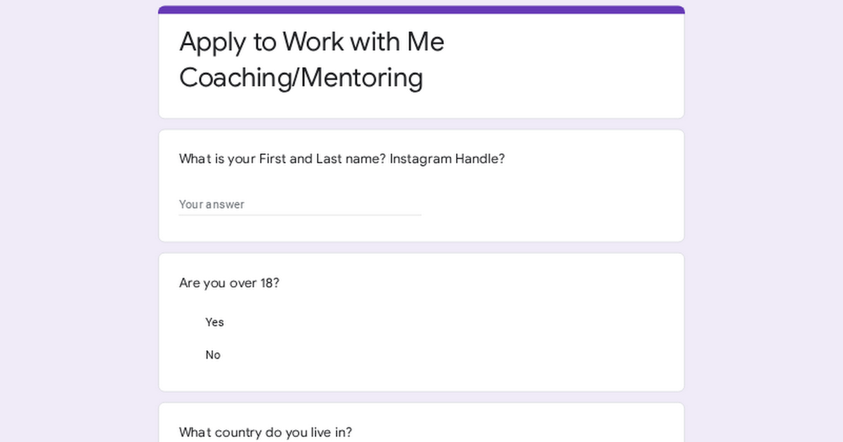Apply to Work with Me Coaching/Mentoring thumbnail