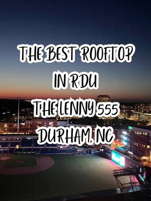 The best rooftop in RDU 👀 🖤🤍 I had the pleasure of visiting The Lenny 555 grand opening night. If you haven’t already, r