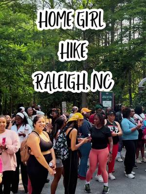 Hiking in Raleigh? You know what…H-yeah!🖤🤍 Come with me for a @homegirlhike (IG) at Shelley Lake Park in Raleigh, NC. Hi