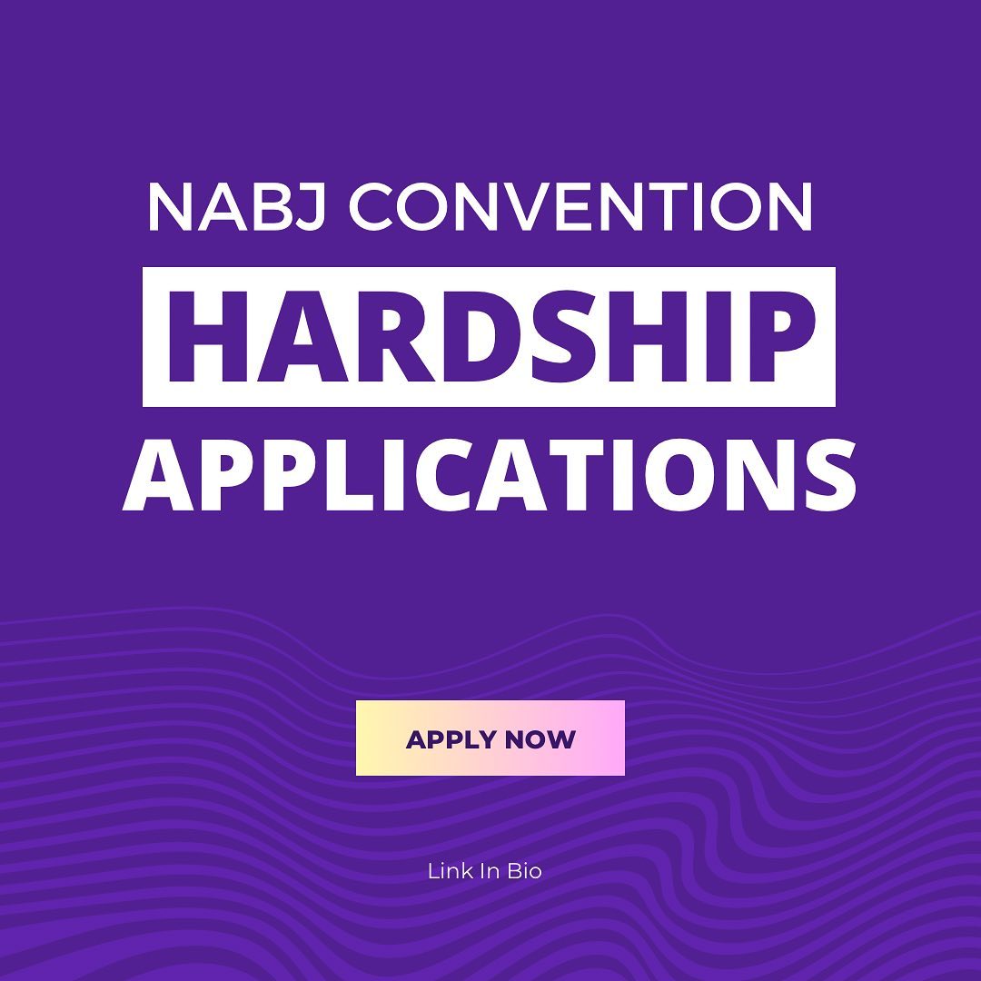 If you need assistance getting to #NABJ23, please click the link in our bio for the application. 

Questions? Email nabj