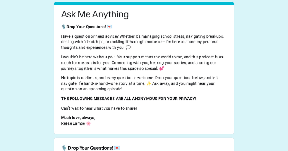 Ask Me Anything - CLICK HERE thumbnail