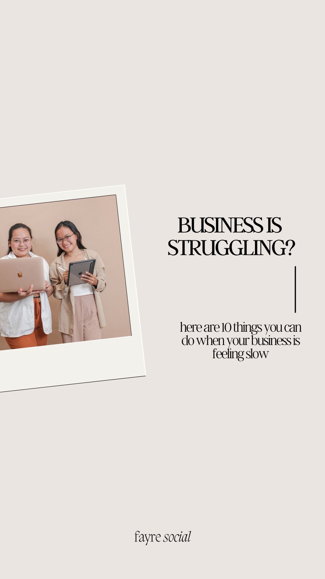 A little love note today that a struggling business does not mean you're failing. ❤️

When you feel like you don't have 