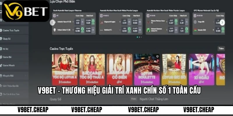 V9BET - Thương Hiệu Giải Trí Xanh Chín Số 1 Toàn Cầu thumbnail