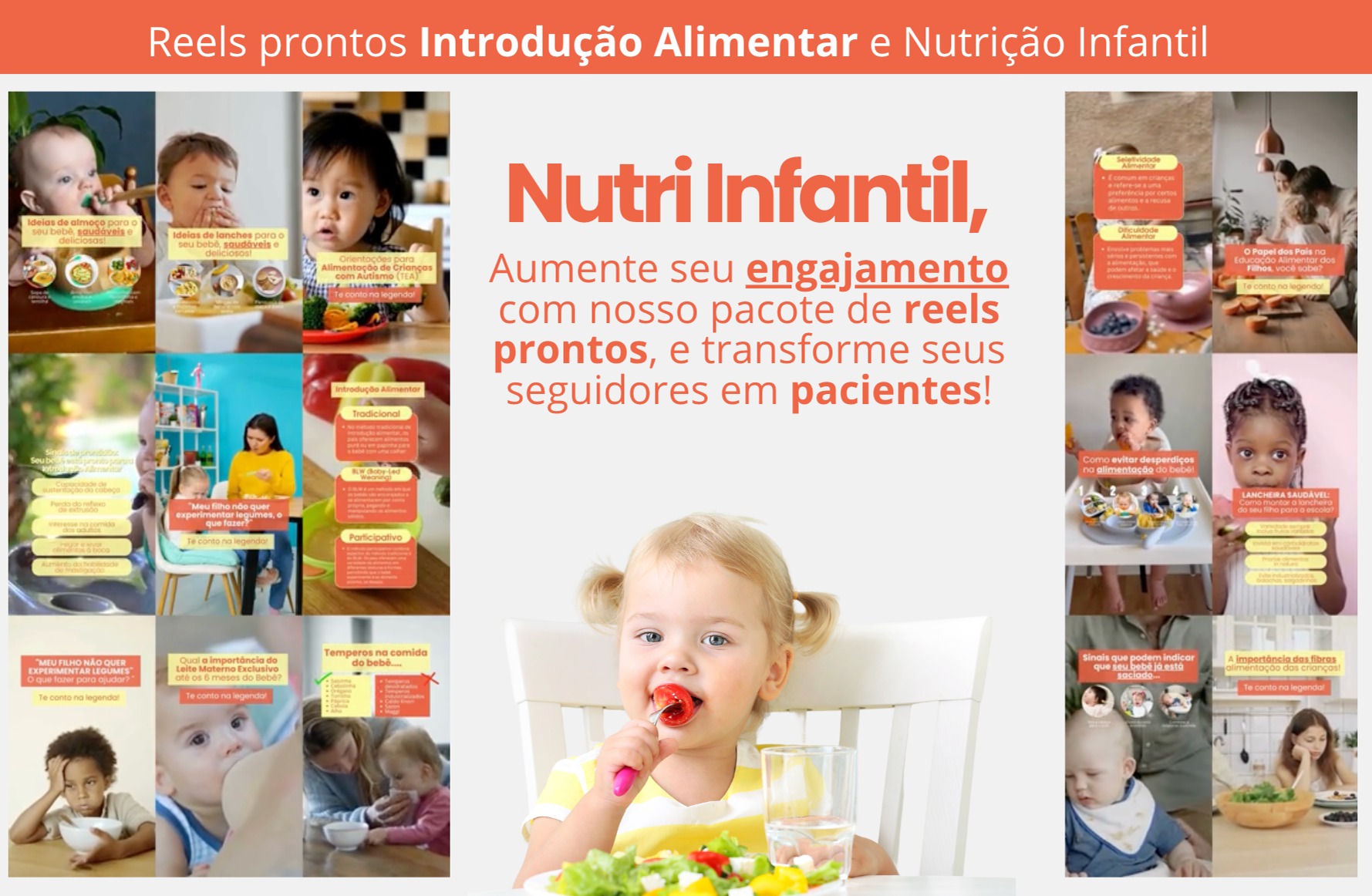 Reels para Nutrição Infantil  thumbnail