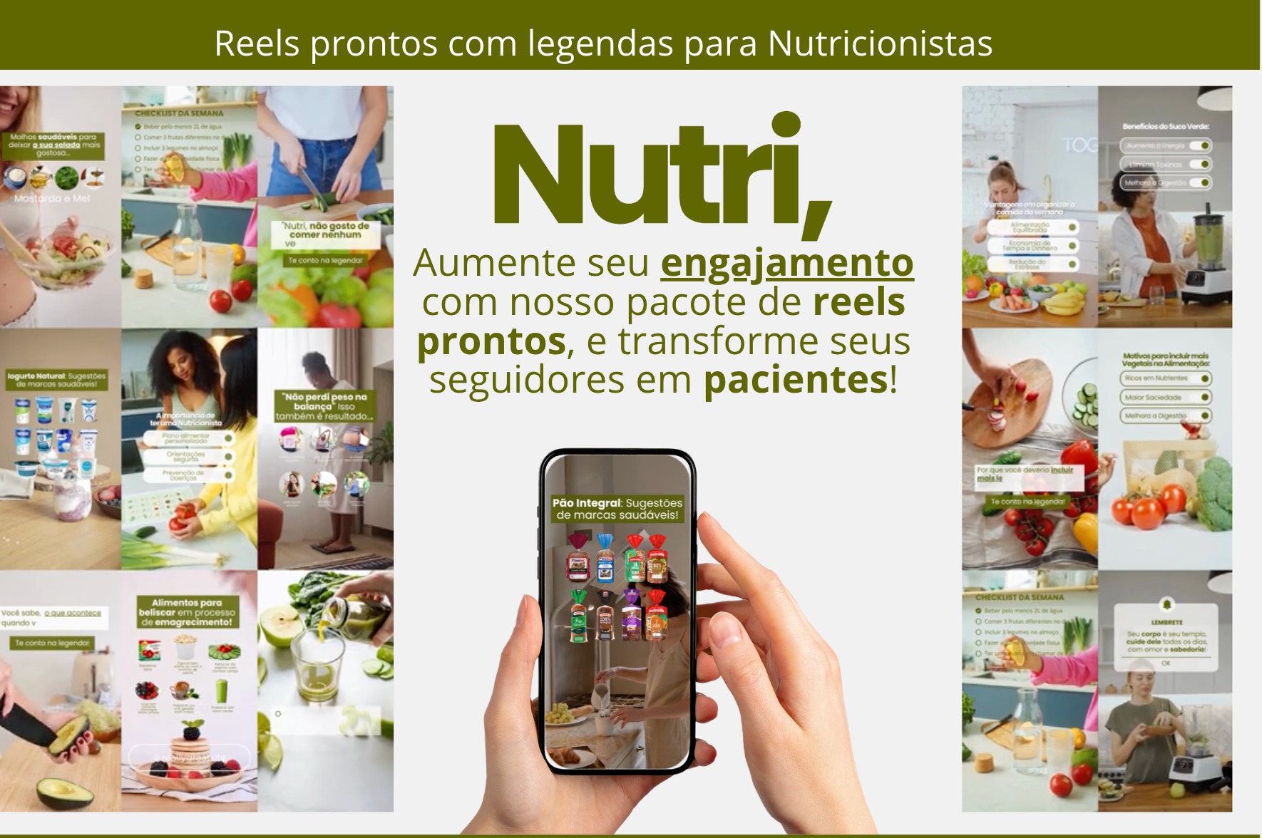 Reels para nutricionistas  thumbnail