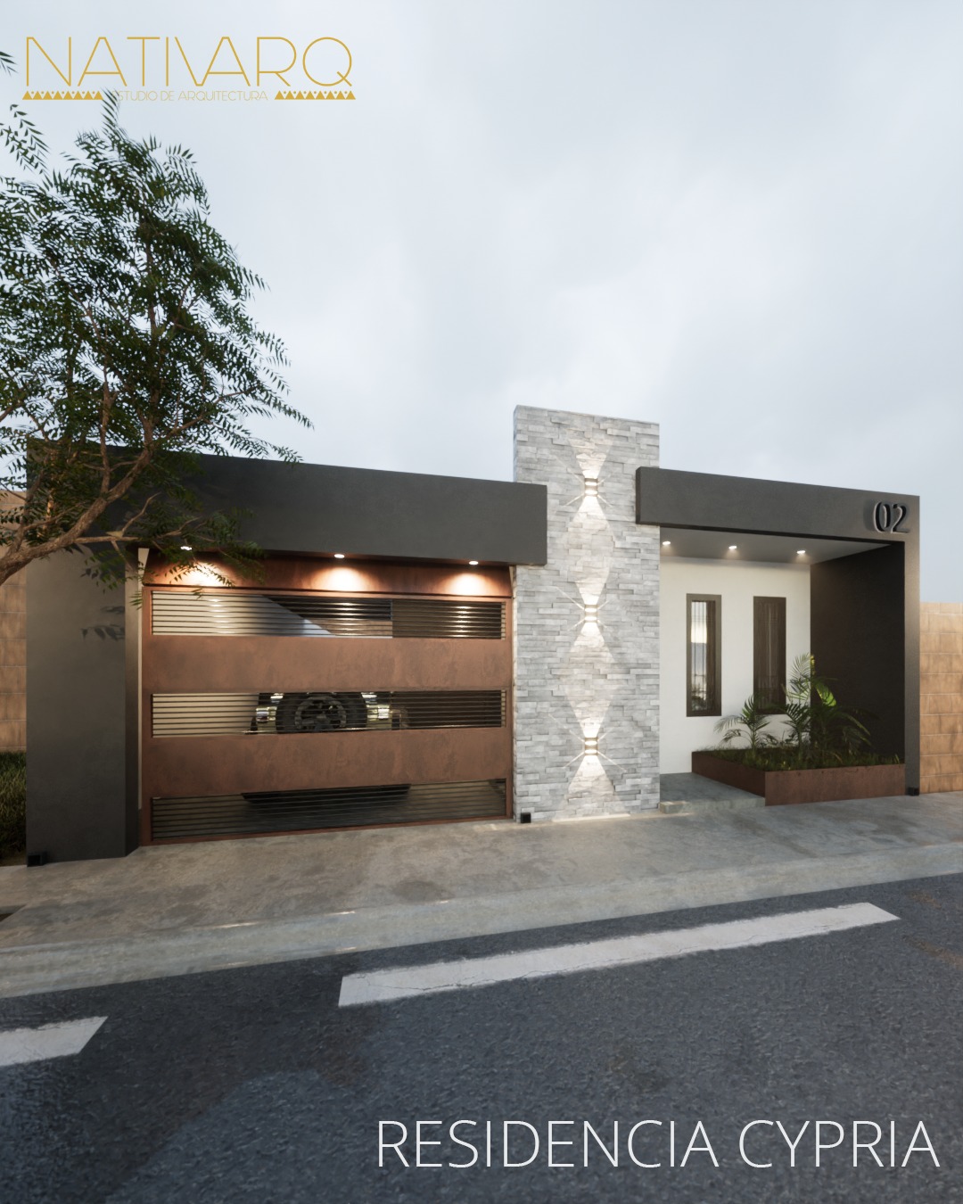 Residencia CYPRIA
Proyecto de ampliación.

Un proyecto en el cual se busco dar un estilo contemporáneo, logrando que la 