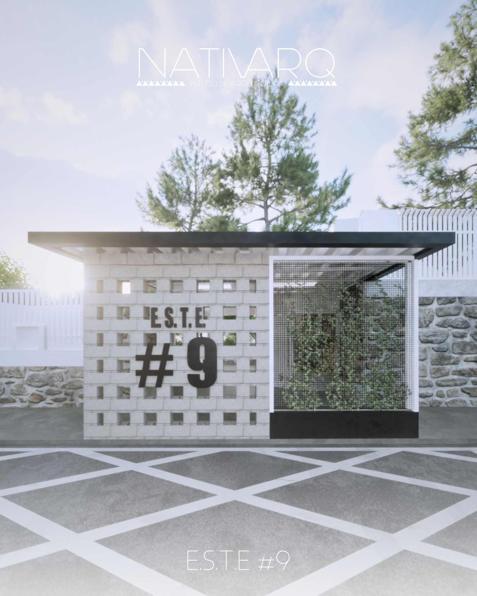 E.S.T.E #9
Proyecto de remodelación.

Acabados Sencillos, colores neutros, y materiales expuestos son los acabados elegi