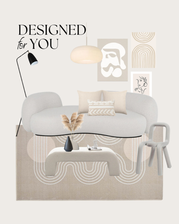 MODERN & NEUTRAL LIVING ROOM thumbnail