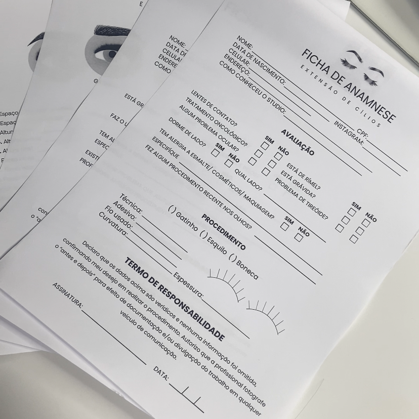 Ficha de Anamnese 100% EDITÁVEL  thumbnail