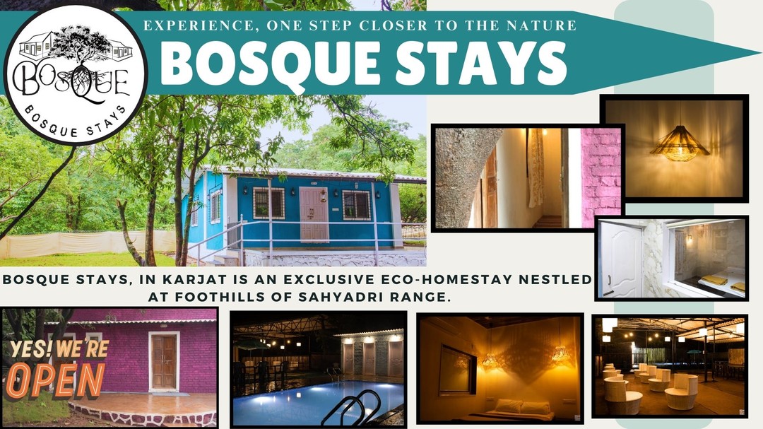 ### About Us

Welcome to **Bosque Stays**, your ultimate escape from city life, nestled in the foothills of the Sahyadri