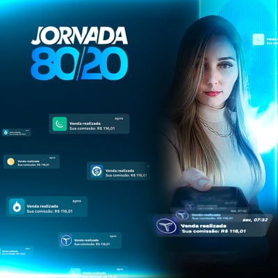 Jornada 80/20. Aprenda a trabalhar com a internet sem sair de casa, e sem aparecer!🔥 Por apenas R$297.00 🔥 thumbnail