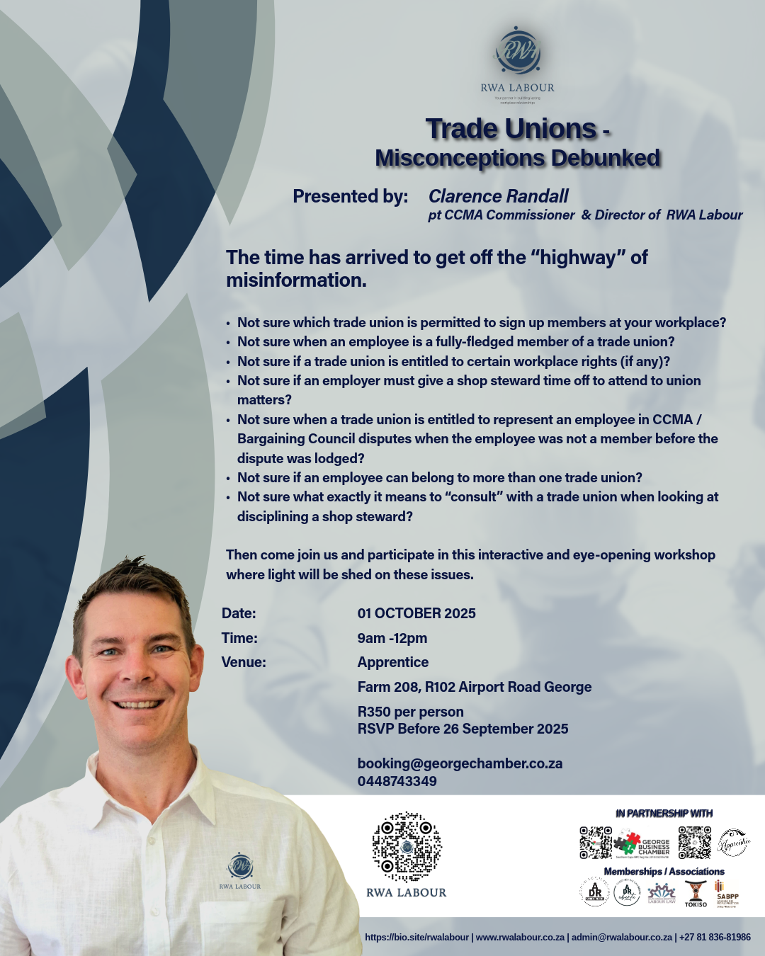  01 October 2025 WORKSHOP : Trade Unions - Misconceptions Debunked  thumbnail