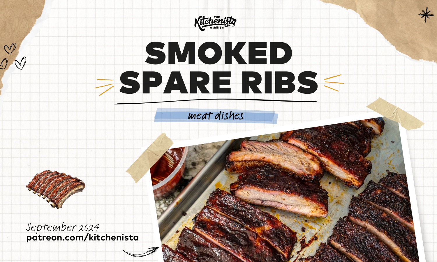 Smoked Ribs  - Printable Recipe thumbnail
