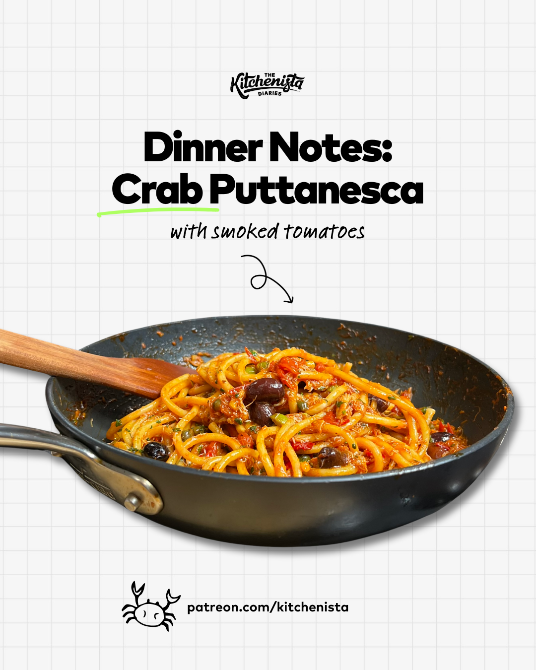 Dinner Notes: Smoky Crab Puttanesca thumbnail