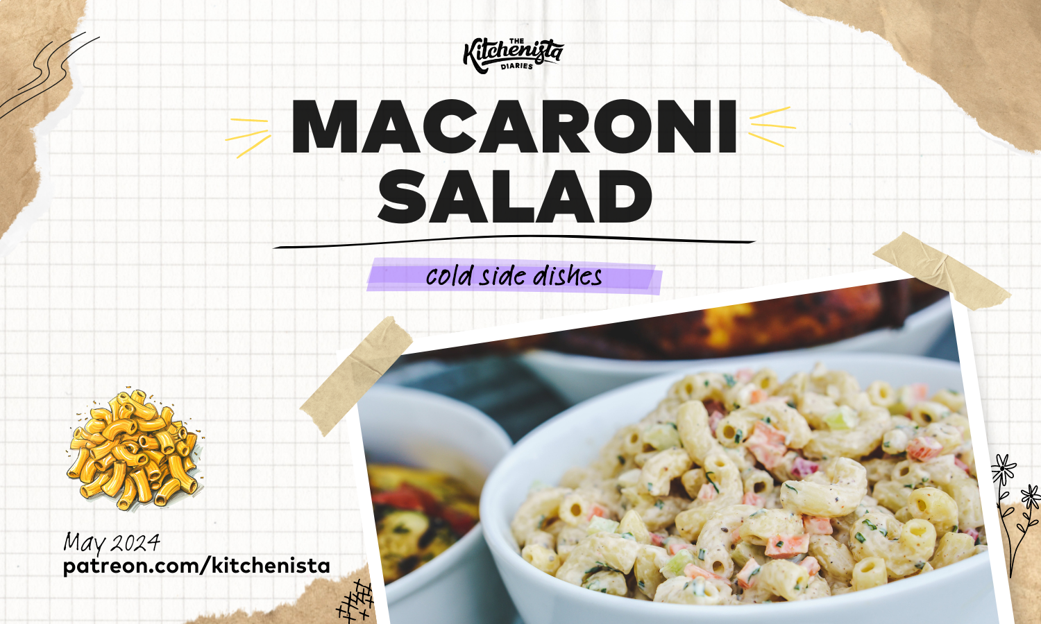 Macaroni Salad - Printable Recipe thumbnail