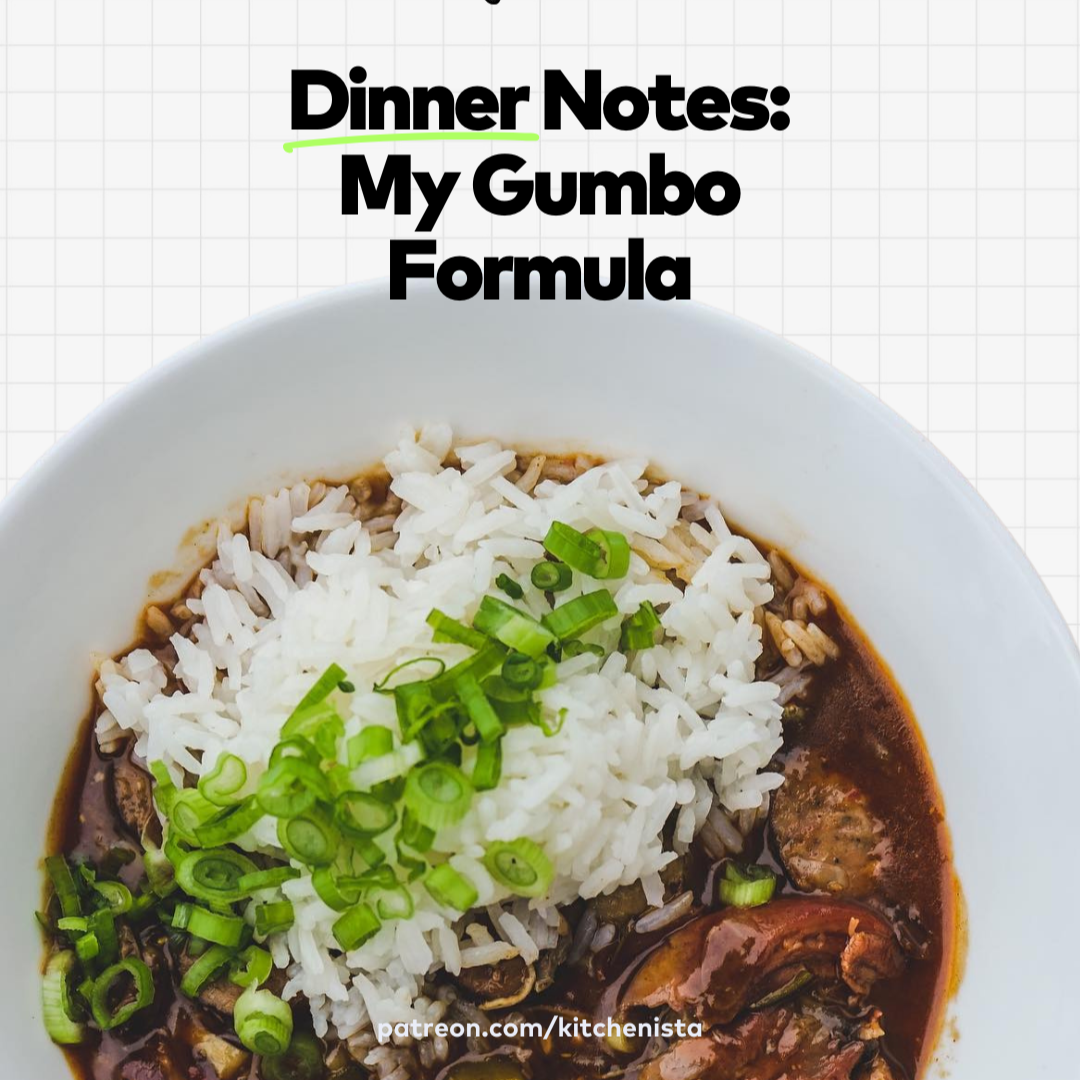 Dinner Notes: My Gumbo Formula thumbnail