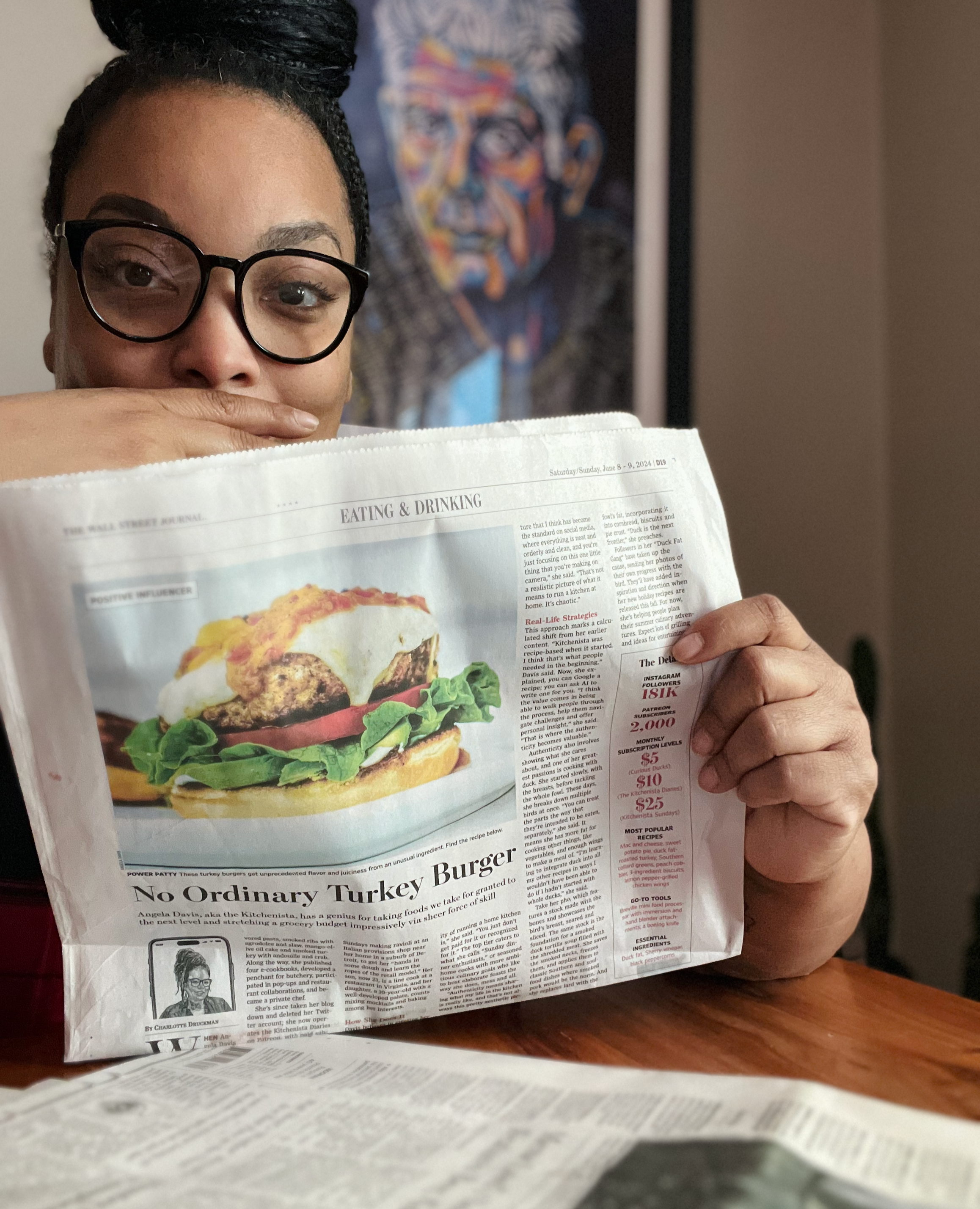 Wall Street Journal: She Cooks Her Turkey Burgers In Duck Fat thumbnail