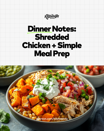 Keeping Meal Prep Simple: Shredded Chicken, Tinned Fish, & Boiled Eggs on Rotation | The Kitchenista Diaries thumbnail