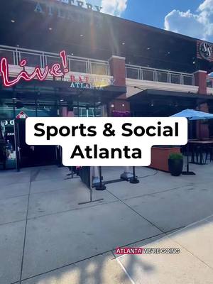 We pulled up to Sports & Social Atlanta and had a blast! 🎉 The vibe is always right — good energy, good atmosphere, and 