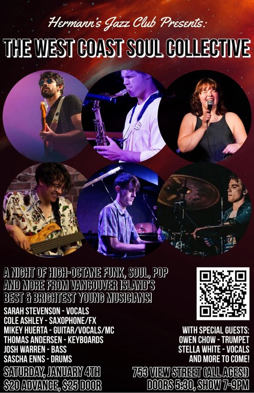 West Coast Soul Collective @ Hermann's Jazz Club - Jan 4th thumbnail