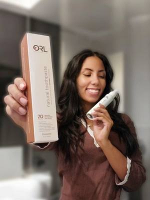 ¿Quieres una sonrisa más blanca de manera natural? Les cuento que he incorporado la pasta de dientes sin flúor de ORL @O