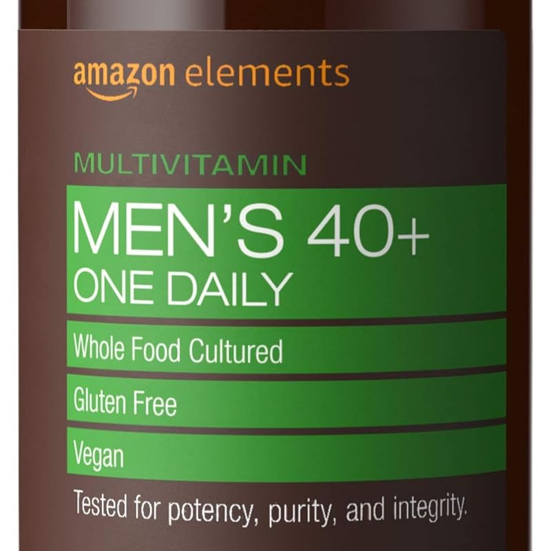 Amazon Elements Men's 40+ One Daily Multivitamin thumbnail