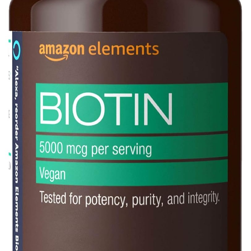 Amazon Elements - Biotin, 5000 mcg thumbnail