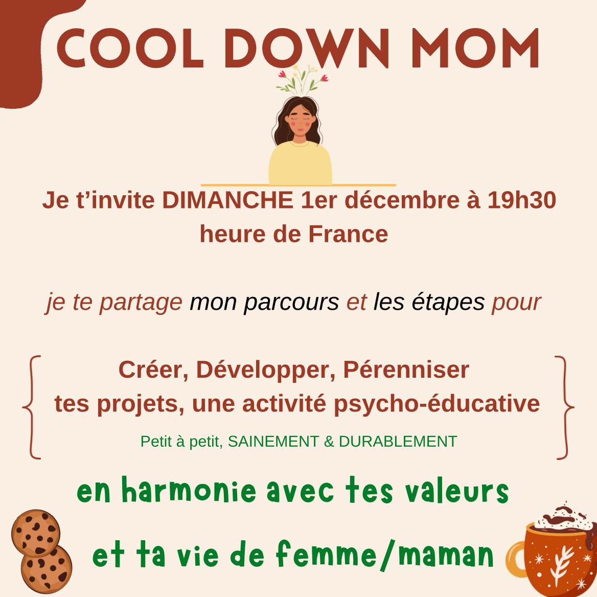 🌻REPLAY Entreprendre durablement 🌿autrement en tant que maman débordée  thumbnail