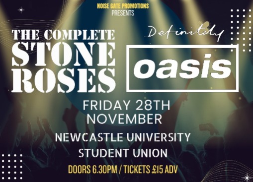 28/11 - THE COMPLETE STONE ROSES - Newcastle Uni SU thumbnail