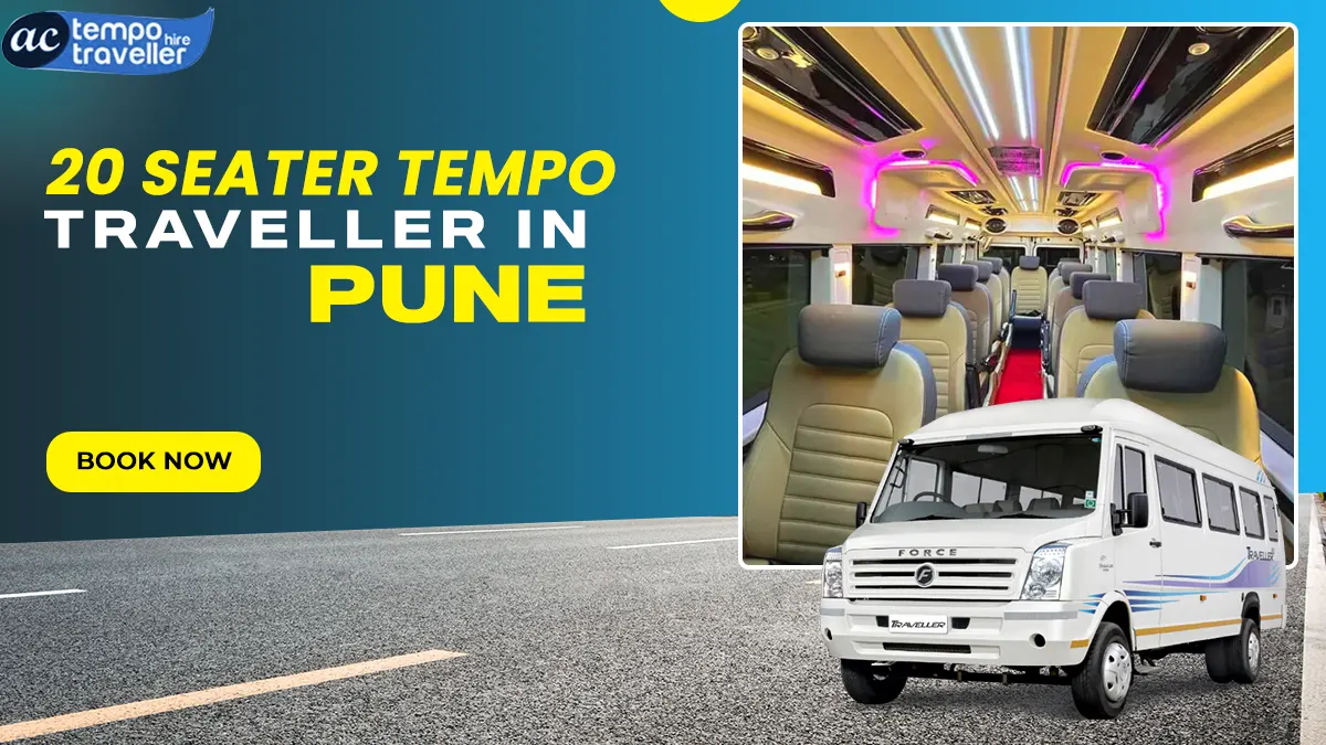 Explore Pune in a 20 Seater Tempo Traveller Today thumbnail