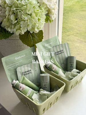 POV: you found the prettiest Mother’s Day gift basket idea 💚 all 🔗s in b1o #giftbasketideas #mothersdaygiftideas #mother