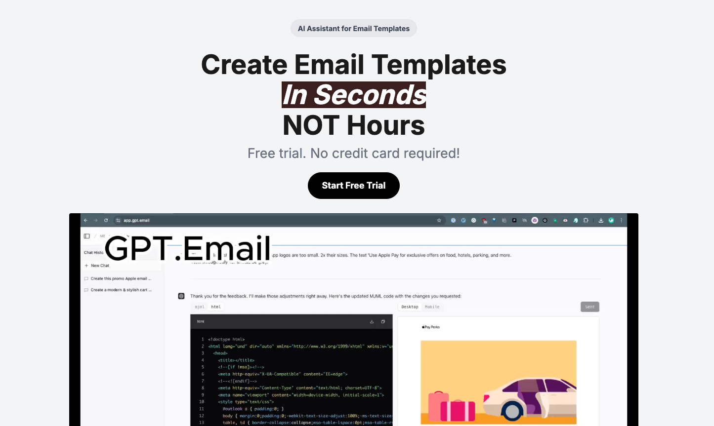 GPT.Email: Create email templates in seconds thumbnail