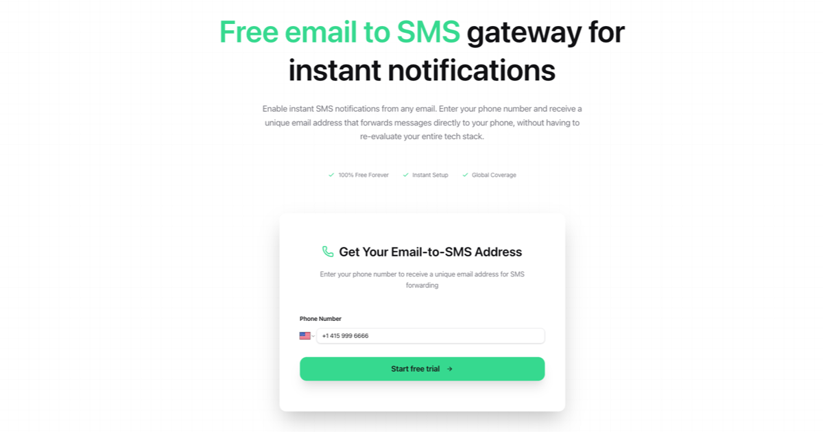 SMS Launcher | Free Email to SMS Gateway thumbnail