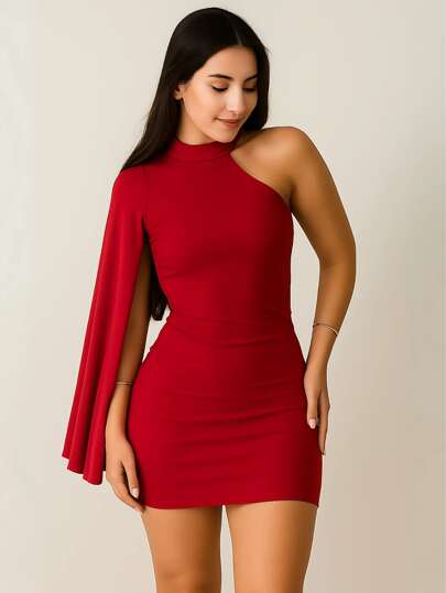 Vestido Feminino Nula Manga Moda Gringa Paty Show vestido de festa thumbnail