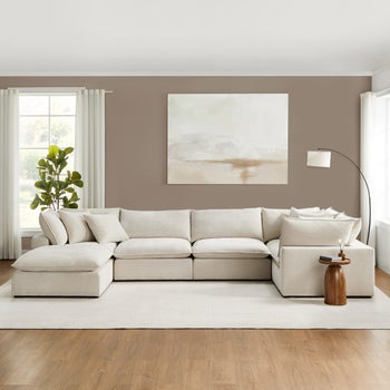 Costco  Sectional, Cream thumbnail