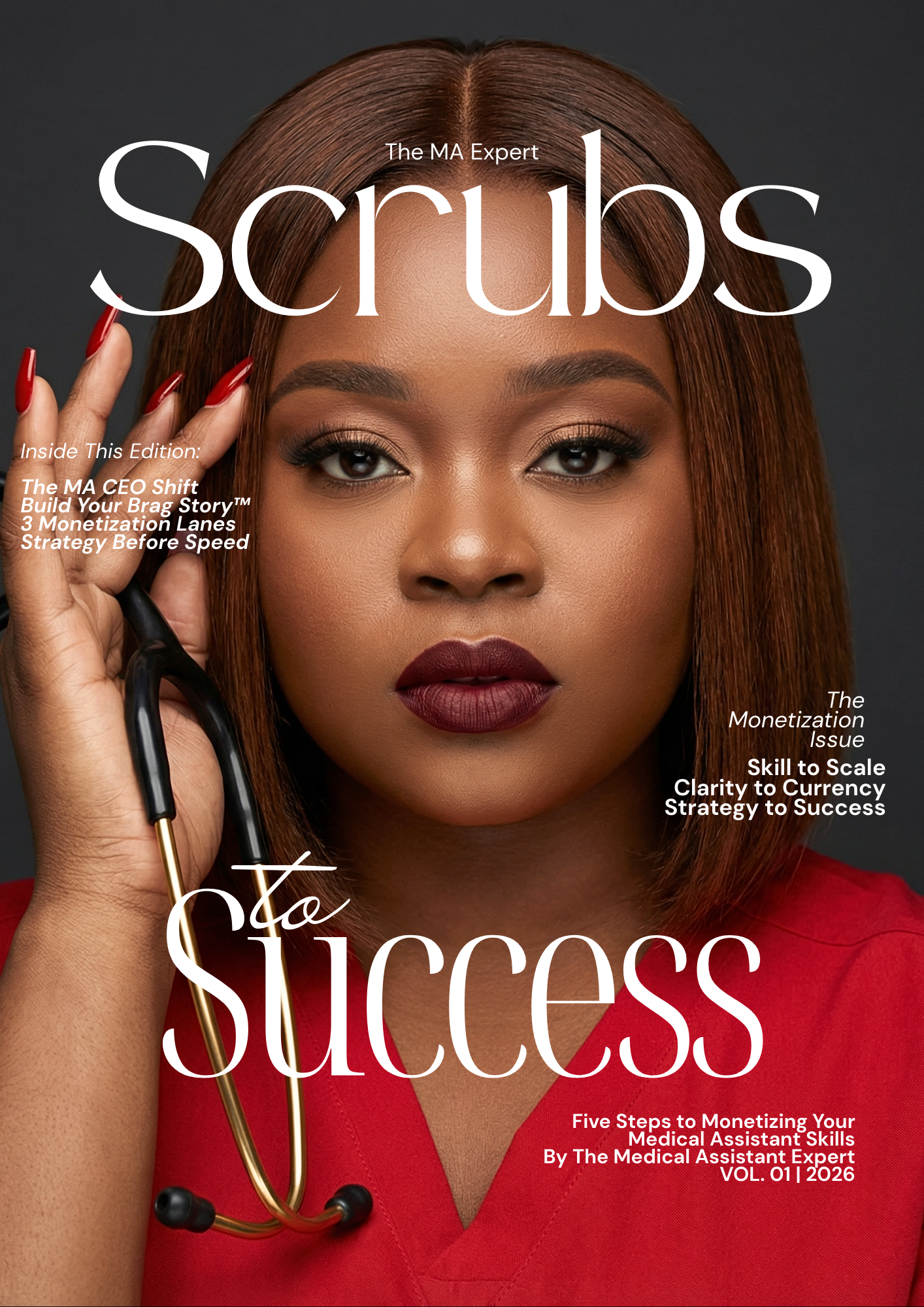 Scrubs to Success MagazineVol 1. | Five Steps to Monetizing Your MA Skills thumbnail