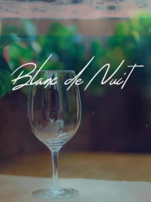 Our speciality menu served in June. Fresh tuna paired with Blanc de Nuit....a white wine made from the Pinot Noir grape.