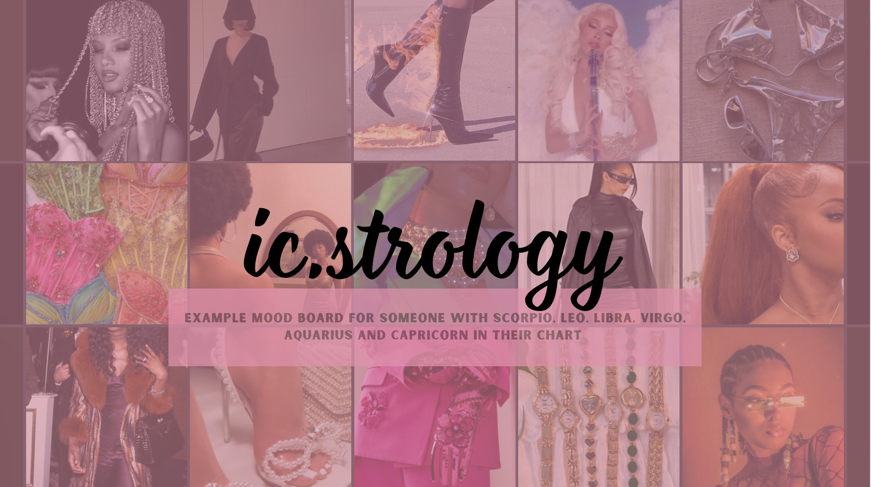 Fashion Portfolio + Astrology Analysis thumbnail