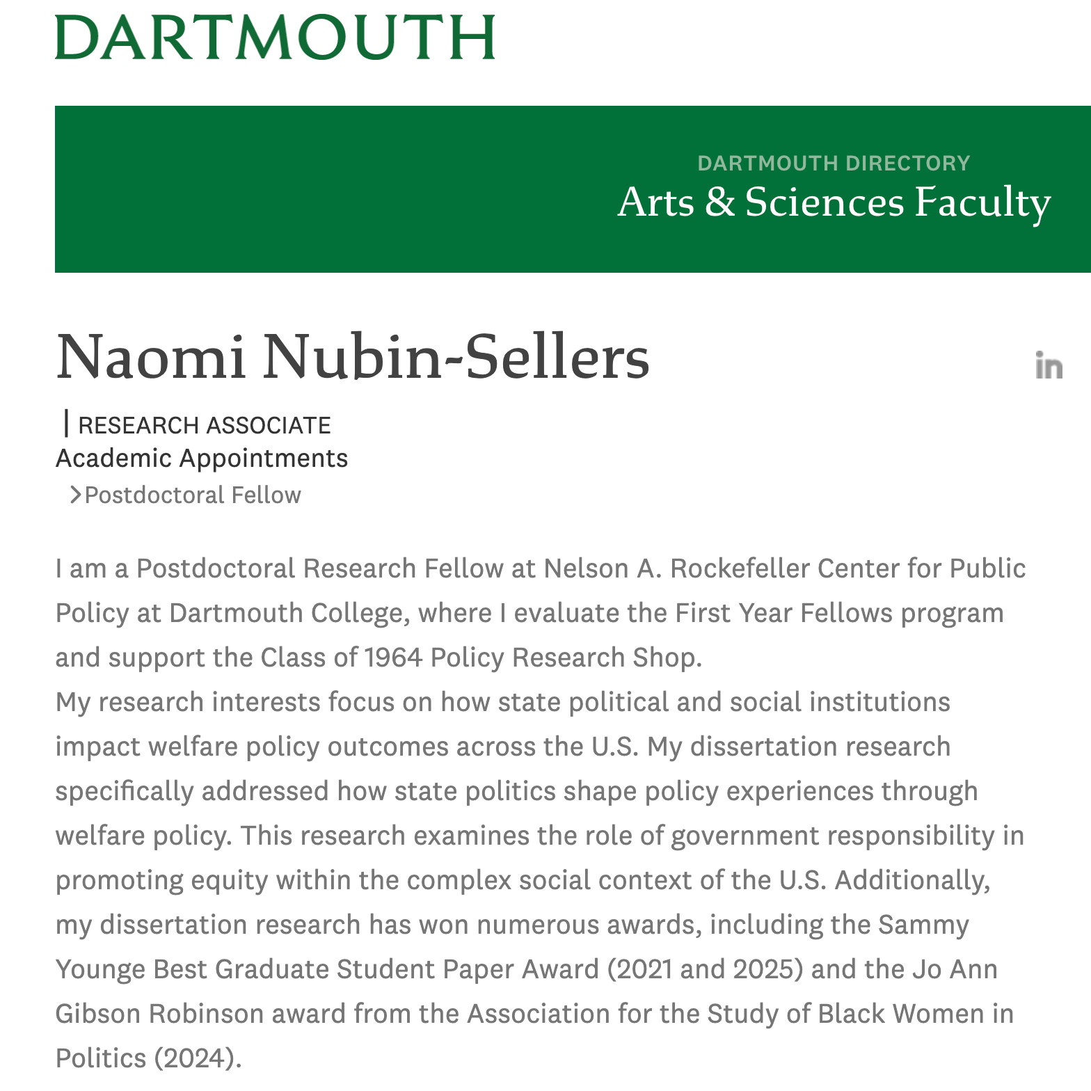 Learn more about my work at Dartmouth! thumbnail