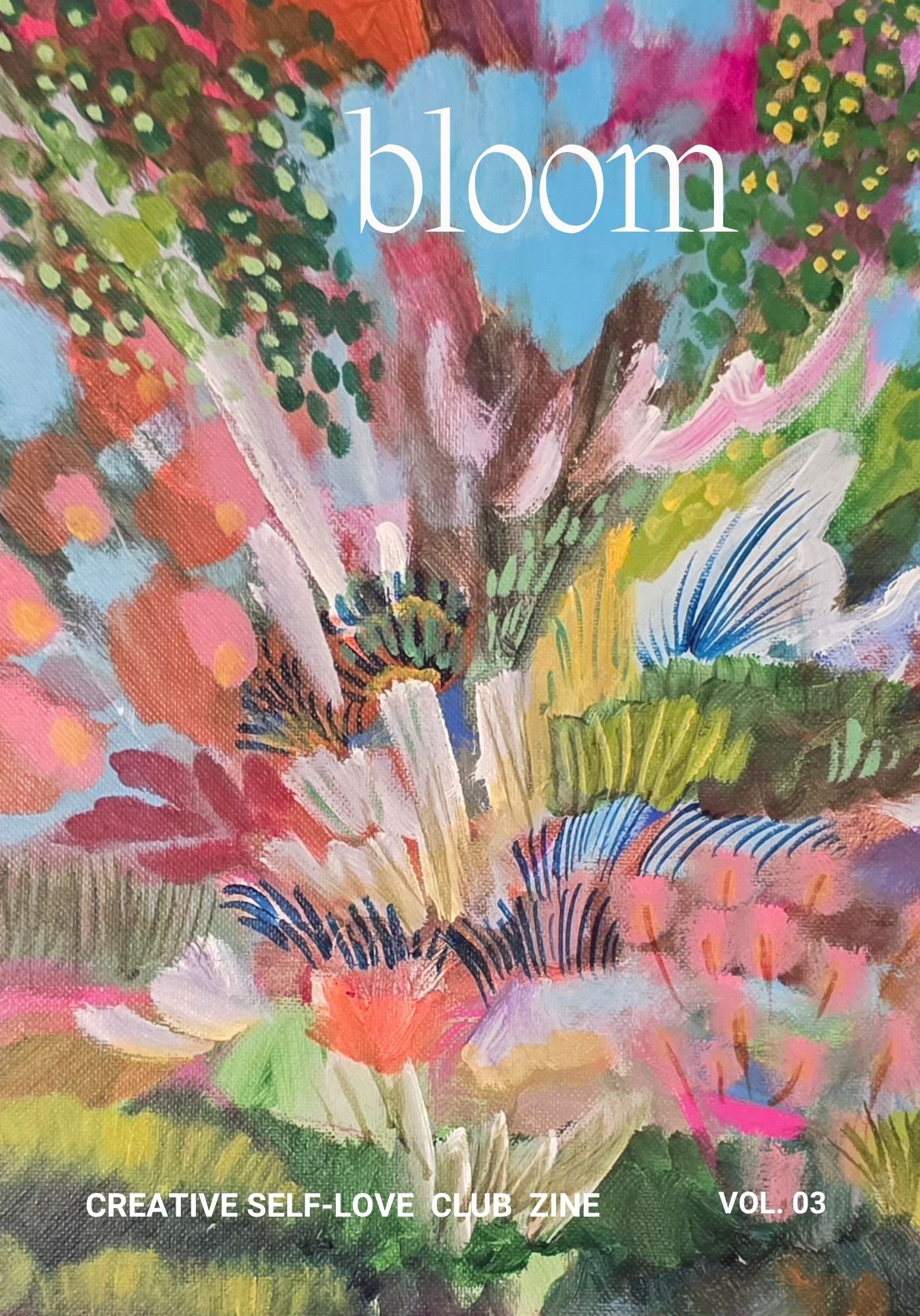 Download our April Community Art Zine: Bloom thumbnail