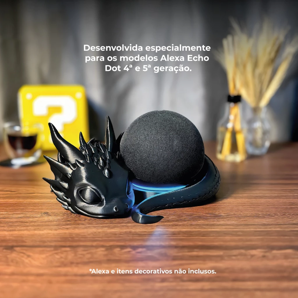 Suporte Alexa Echo Dot 4 e 5 geração thumbnail