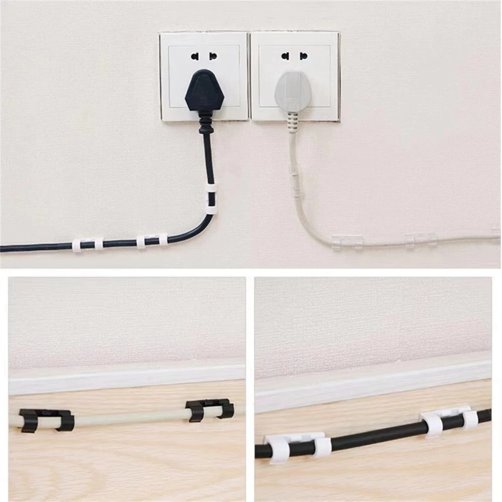 Kit 20pcs Clip Organizador De Fios thumbnail