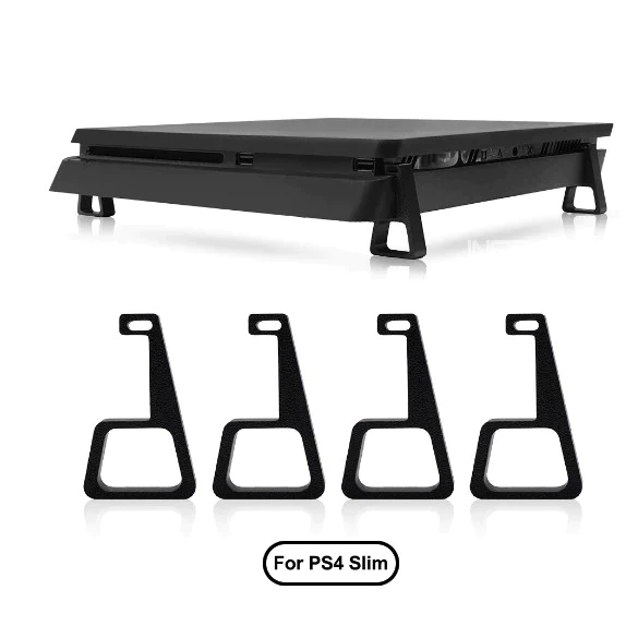 Kit 4 Pezinho Console Playstation Ps4 Slim - Posição Horizontal thumbnail