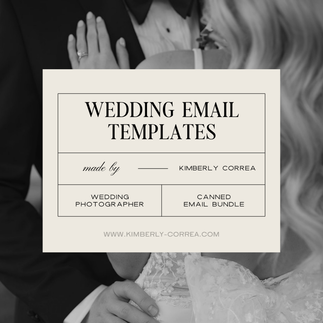 Wedding Photographer Email Templates thumbnail